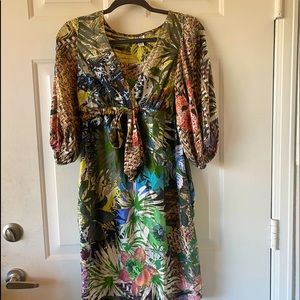 Cache floral dress